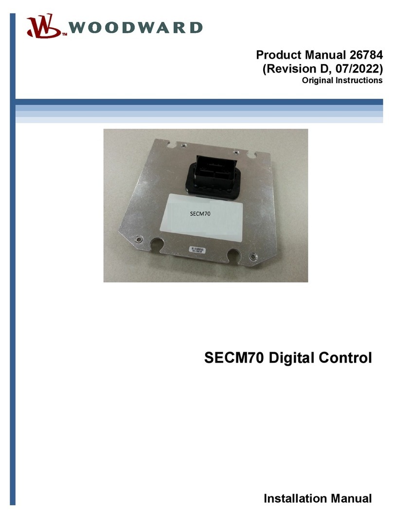Woodward SECM70 installation manual