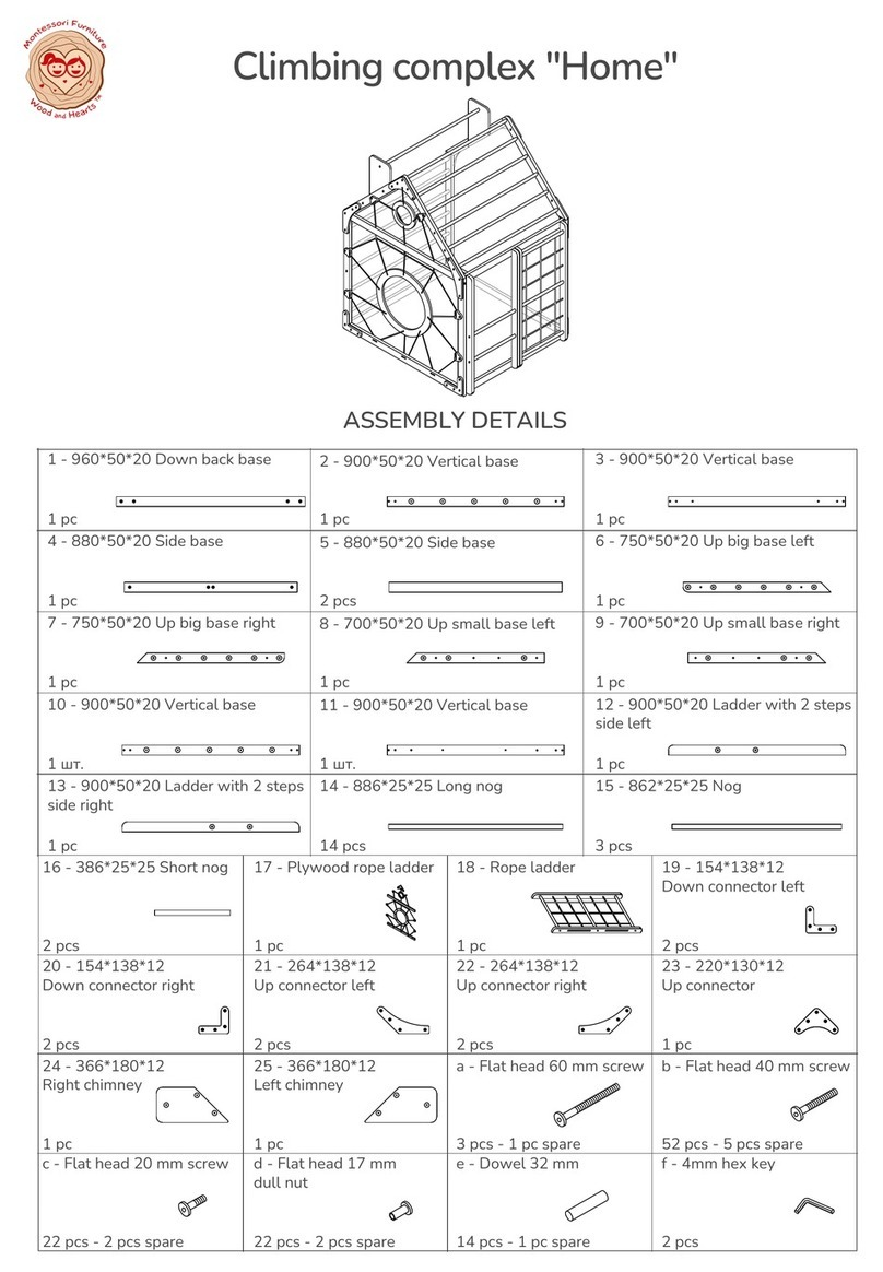 Montessori Furniture Climbing complex Home Assembly details Montessori Furniture Climbing complex Home Assembly details