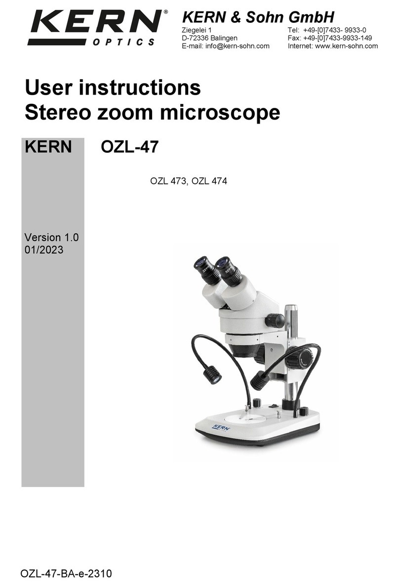 KERN Optics OZL-47 User instructions KERN Optics OZL-47 User instructions