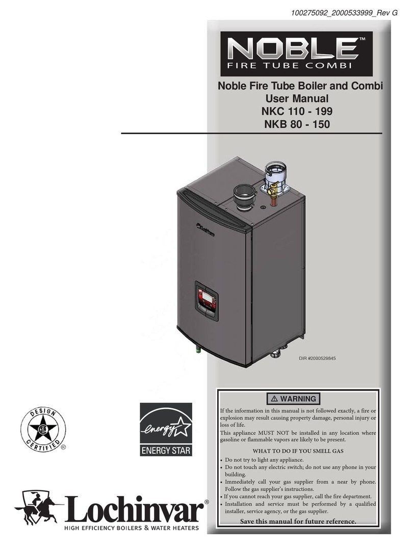 Lochinvar Noble NKC 199 User manual