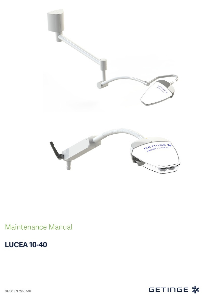 Getinge LUCEA 10 User manual Getinge LUCEA 10 User manual
