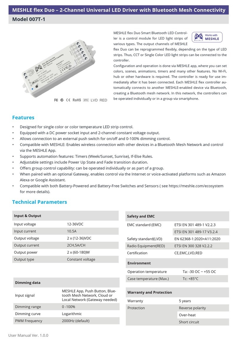 MESHLE 007T-1 quick start guide