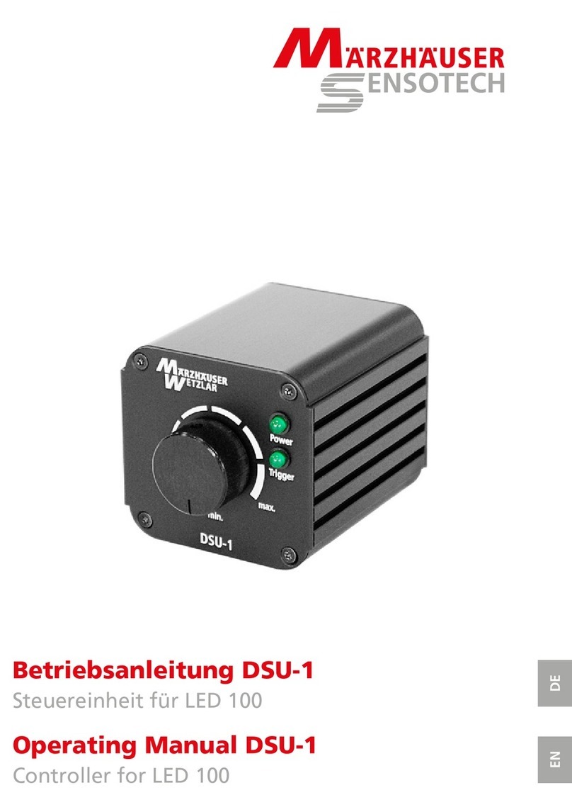 Marzhauser Sensotech DSU-1 operating manual
