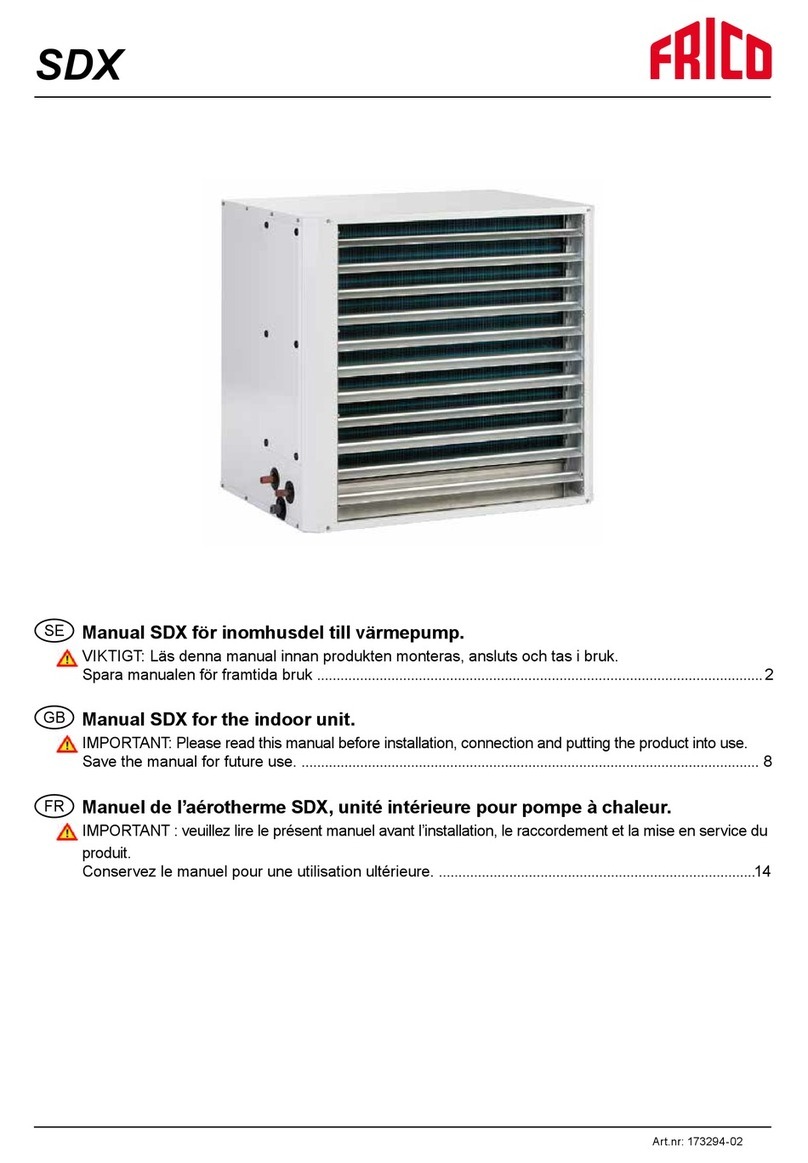 Frico SDX12 manual