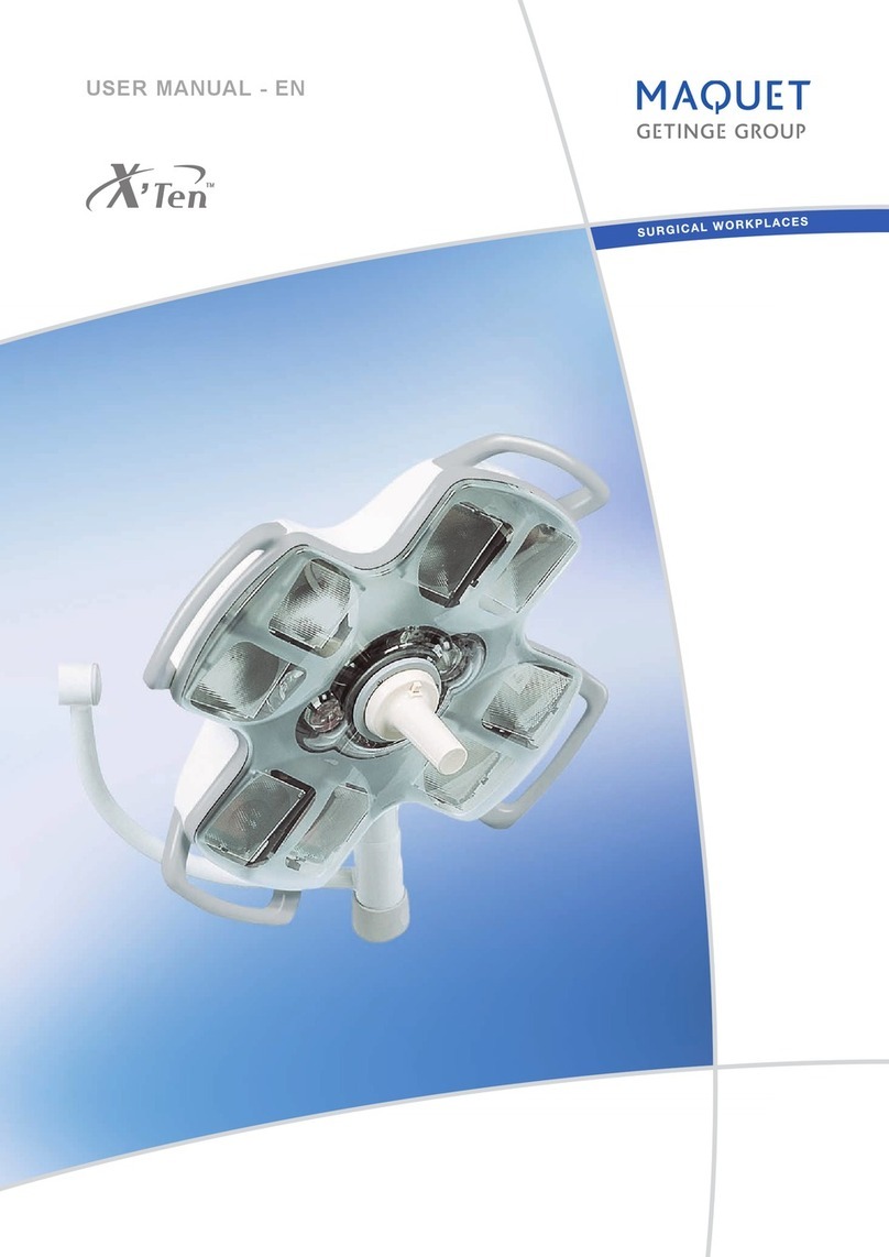 Getinge MAQUET X'TEN User manual Getinge MAQUET X'TEN User manual