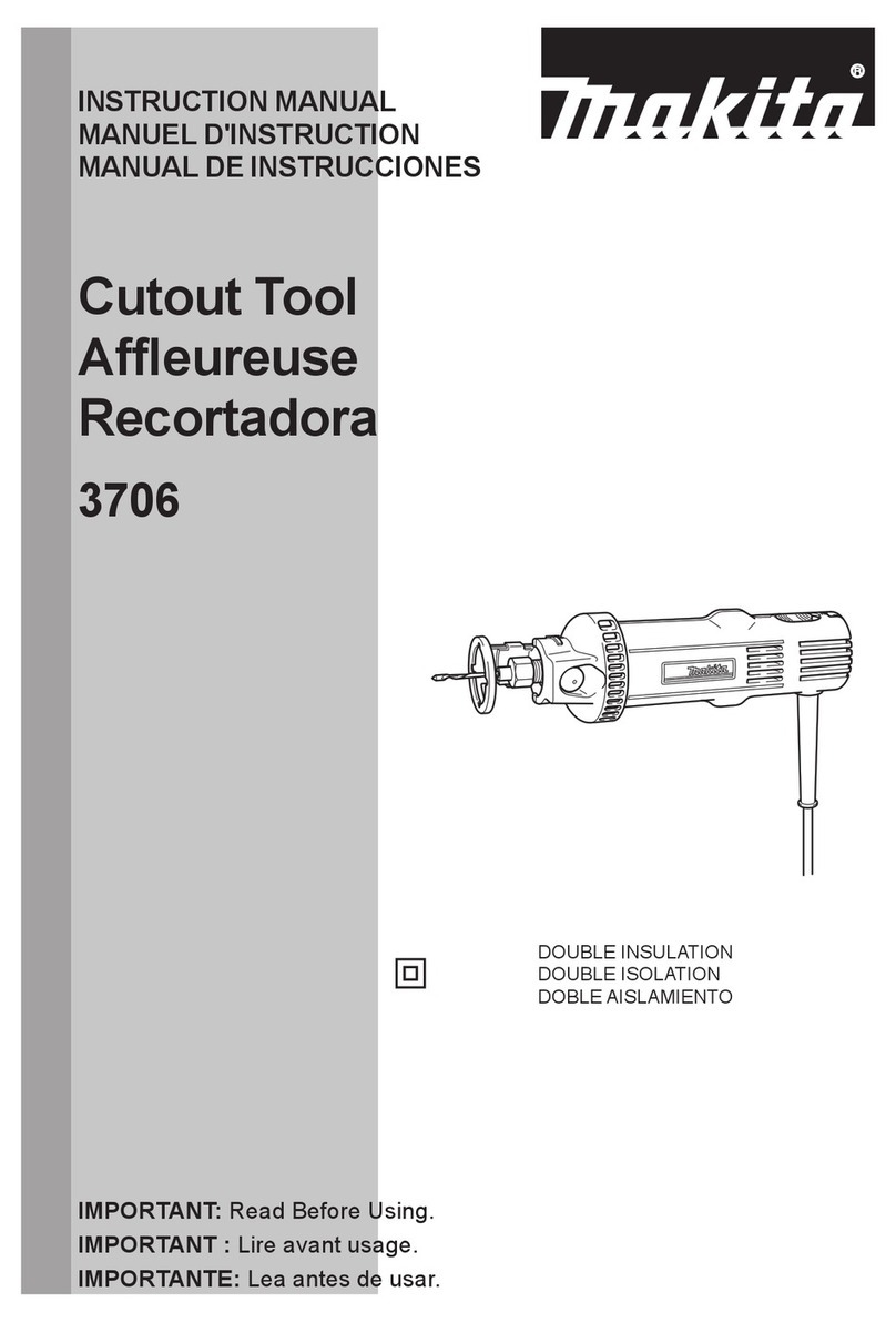 Makita 3706 User manual