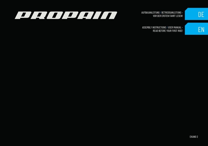 PROPAIN 001464-AL Assembly instructions and user's manual