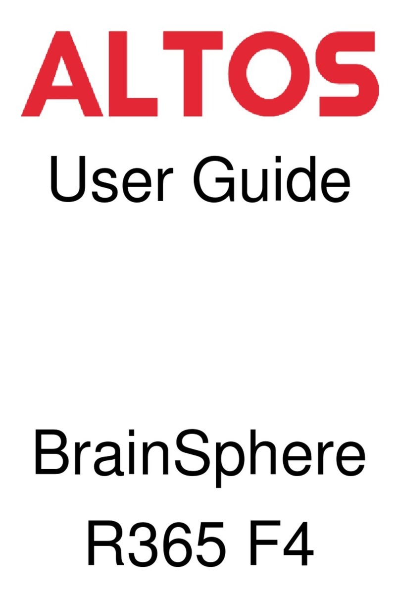 Altos BrainSphere R365 F4 User manual