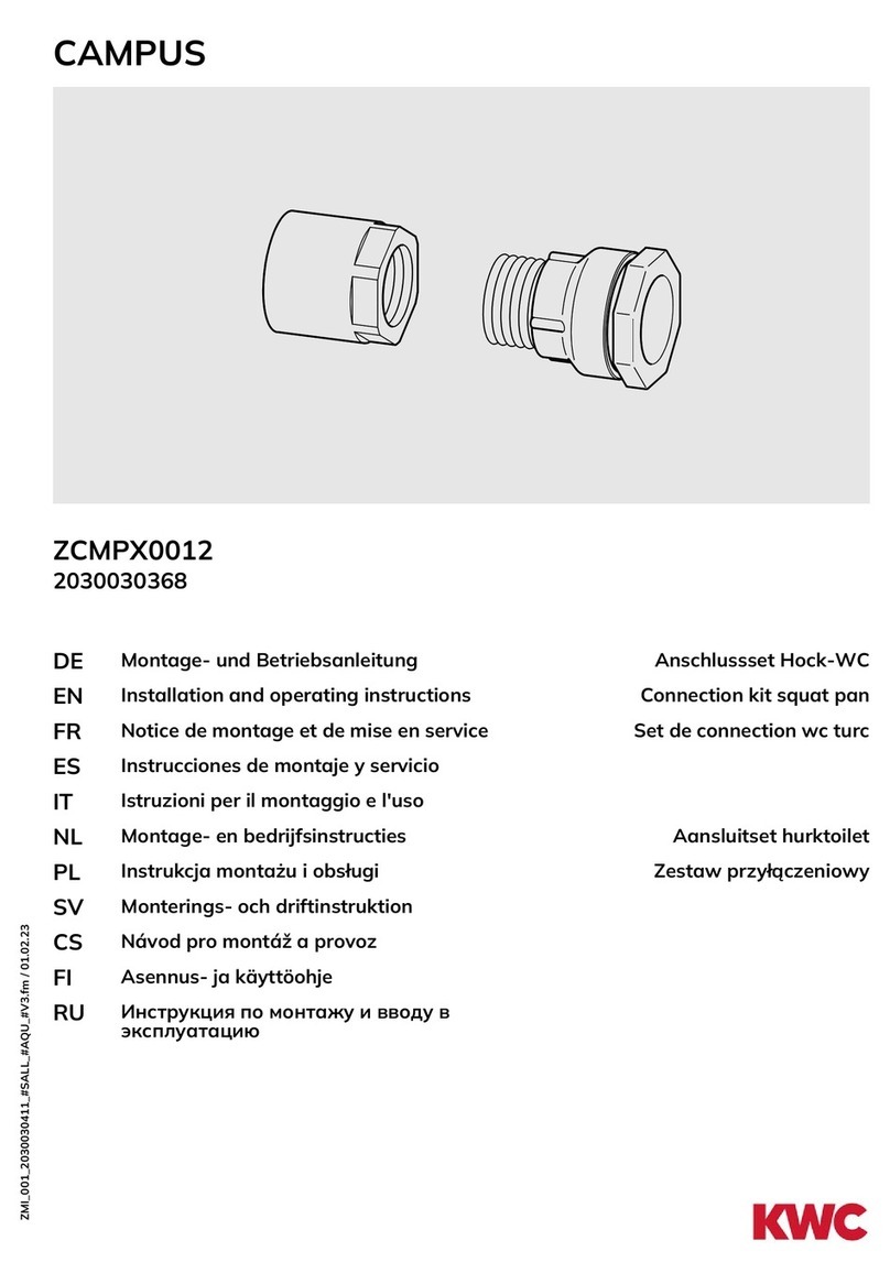 KWC CAMPUS ZCMPX0012 User manual