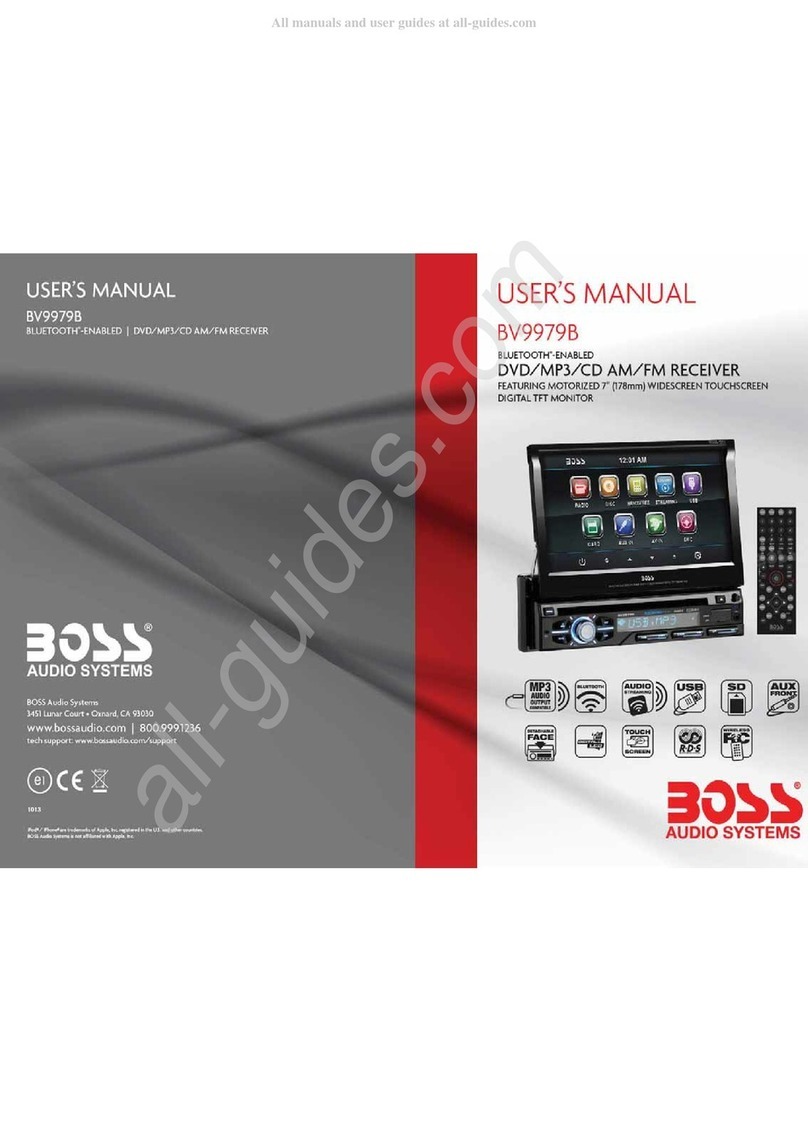 Boss Audio Systems BV9979B User manual