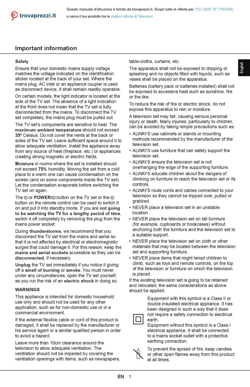 TCL 75C635 User manual
