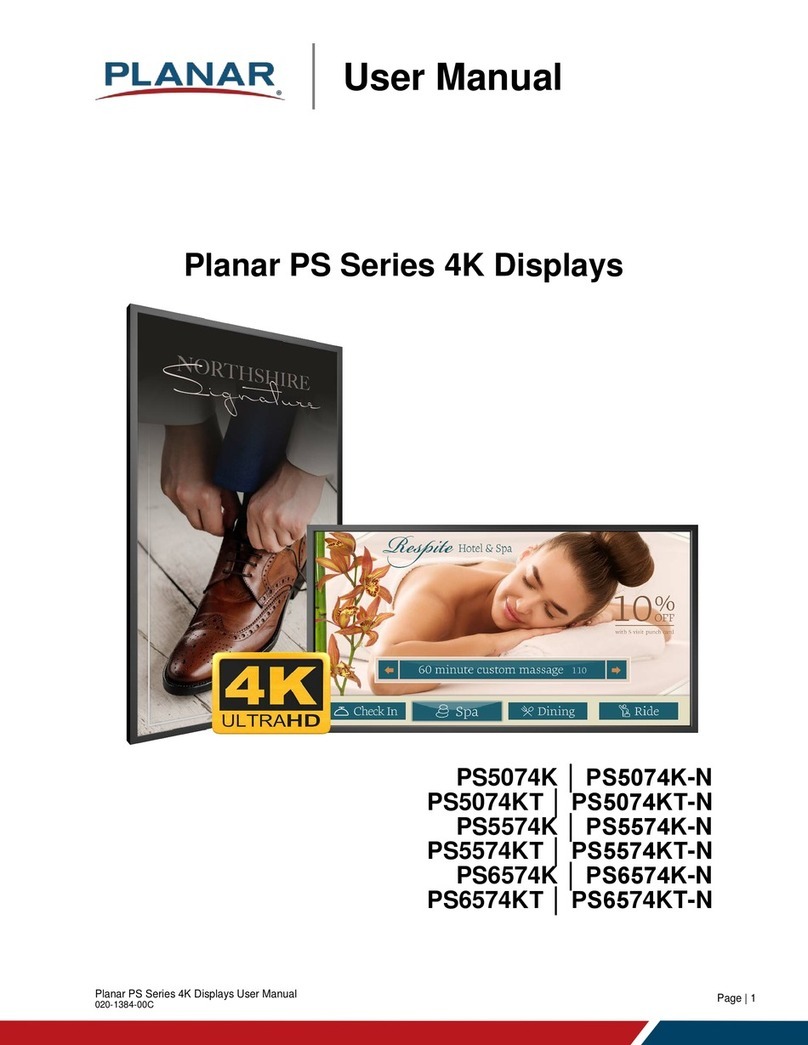 Planar PS5074K User manual