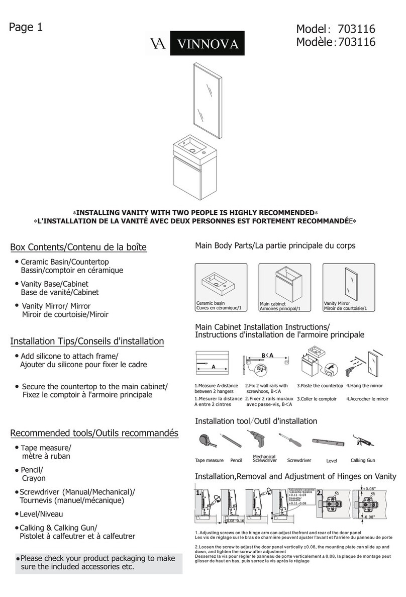 VINNOVA 703116 User manual