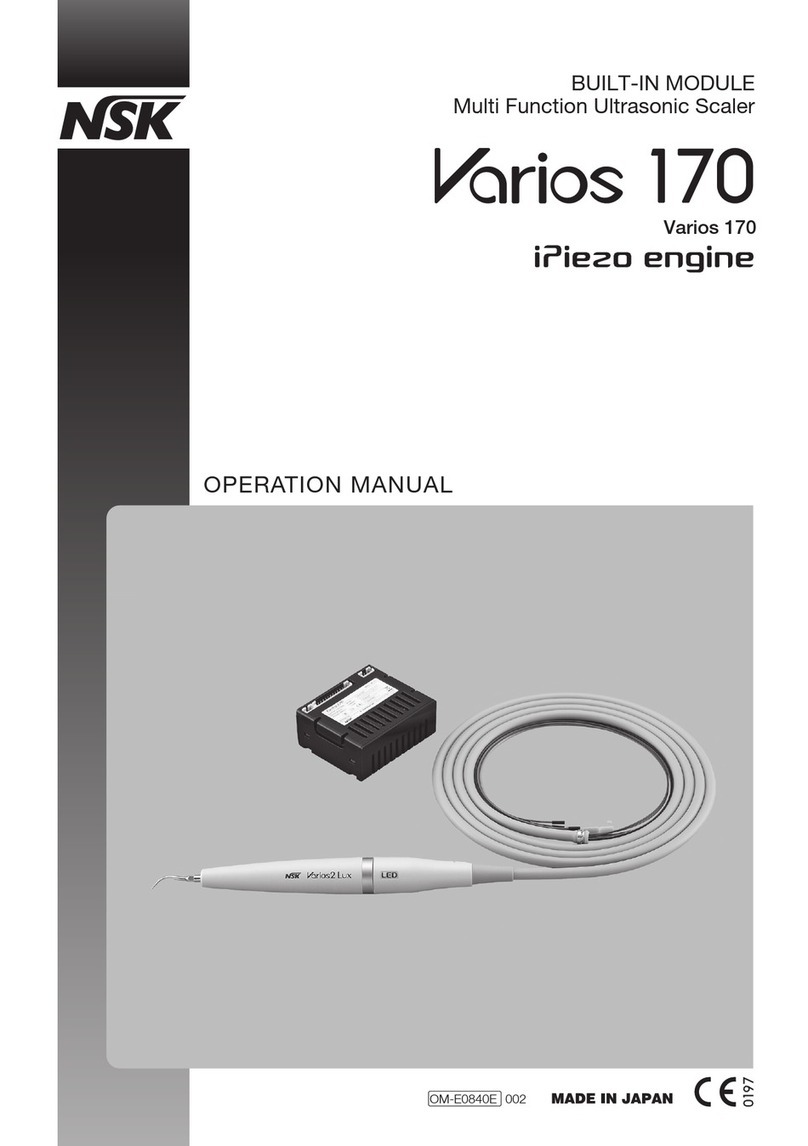 NSK Varios 170 User manual