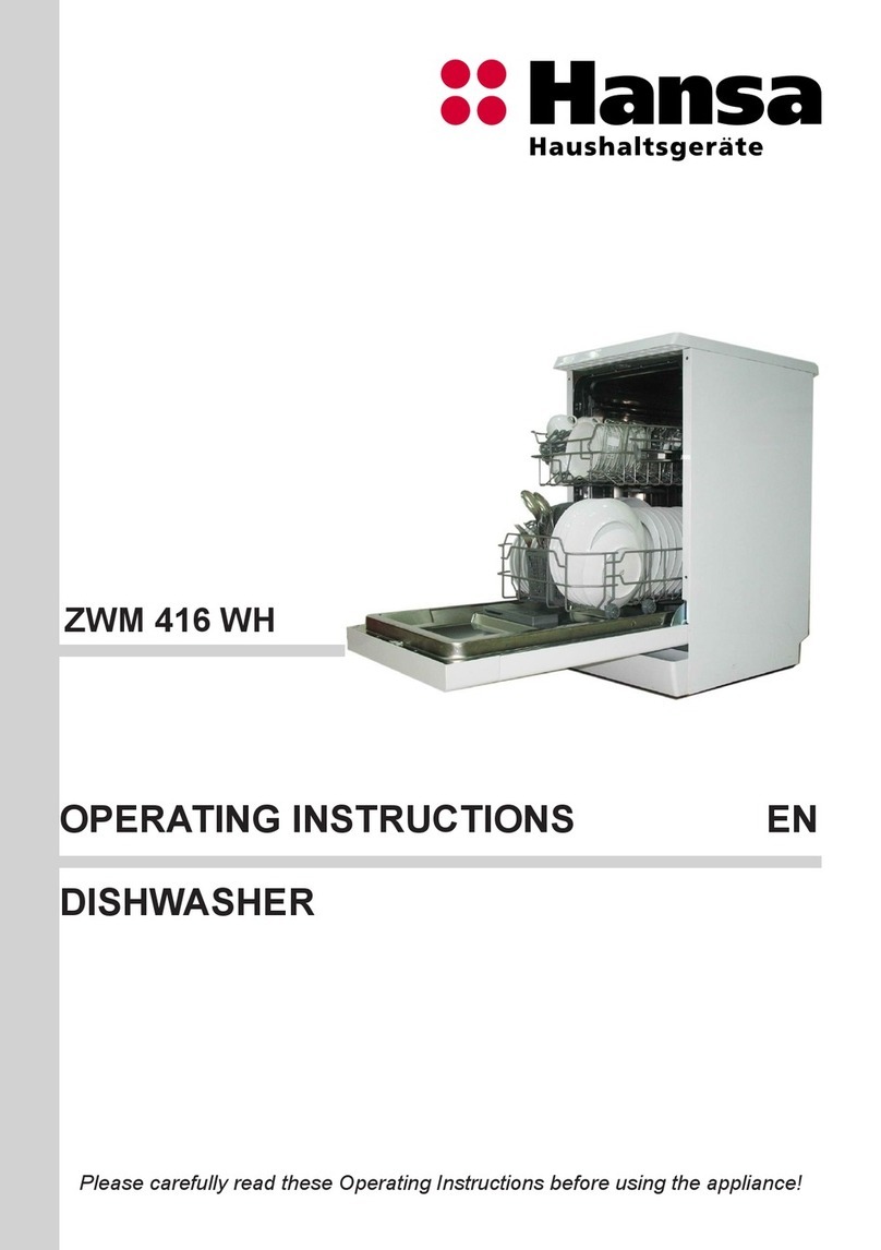 Hansa ZWM 416 WH User manual