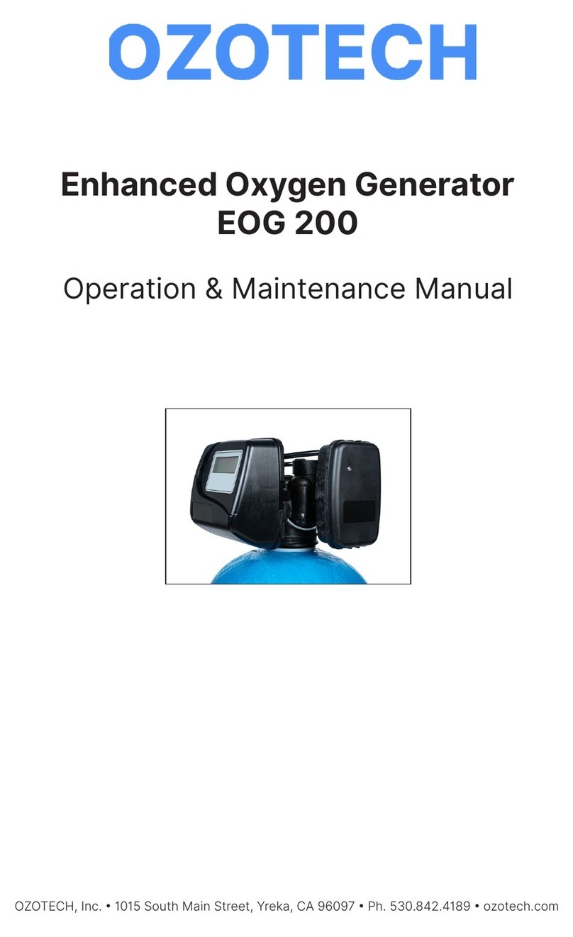 Ozotech EOG 200 Operation & maintenance manual