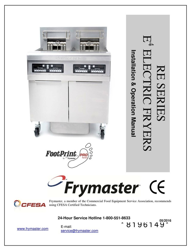 Frymaster FPRE314 User manual