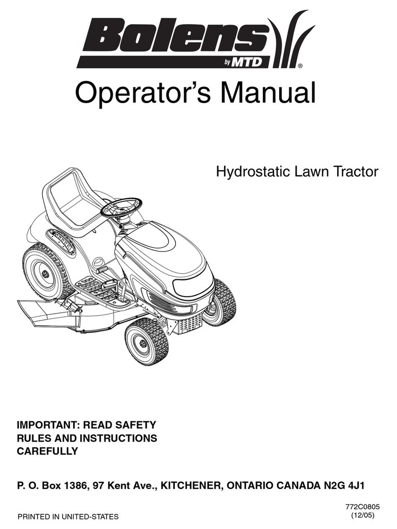 MTD Bolens 13AP616H565 User manual