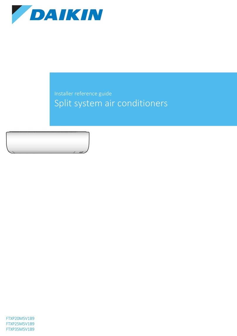 Daikin FTXP25M5V1B9 Installer's reference guide Daikin FTXP25M5V1B9 Installer's reference guide