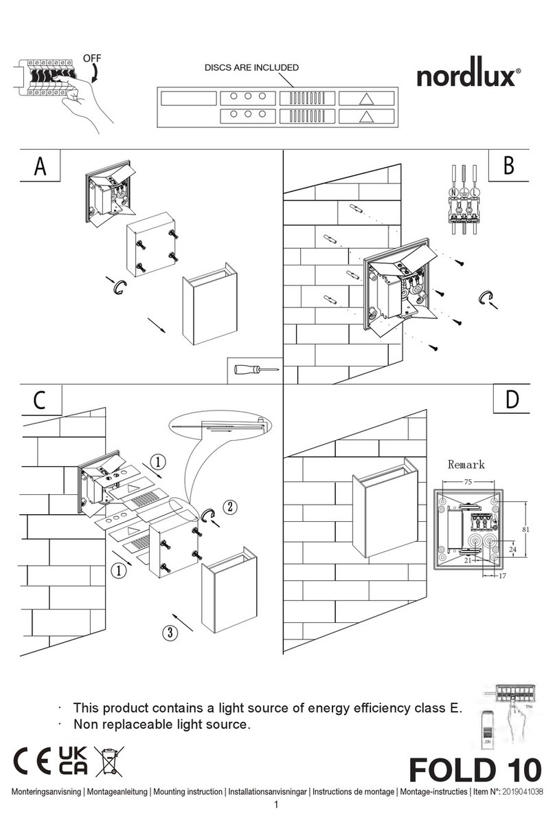nordlux FOLD 10 Mounting instruction