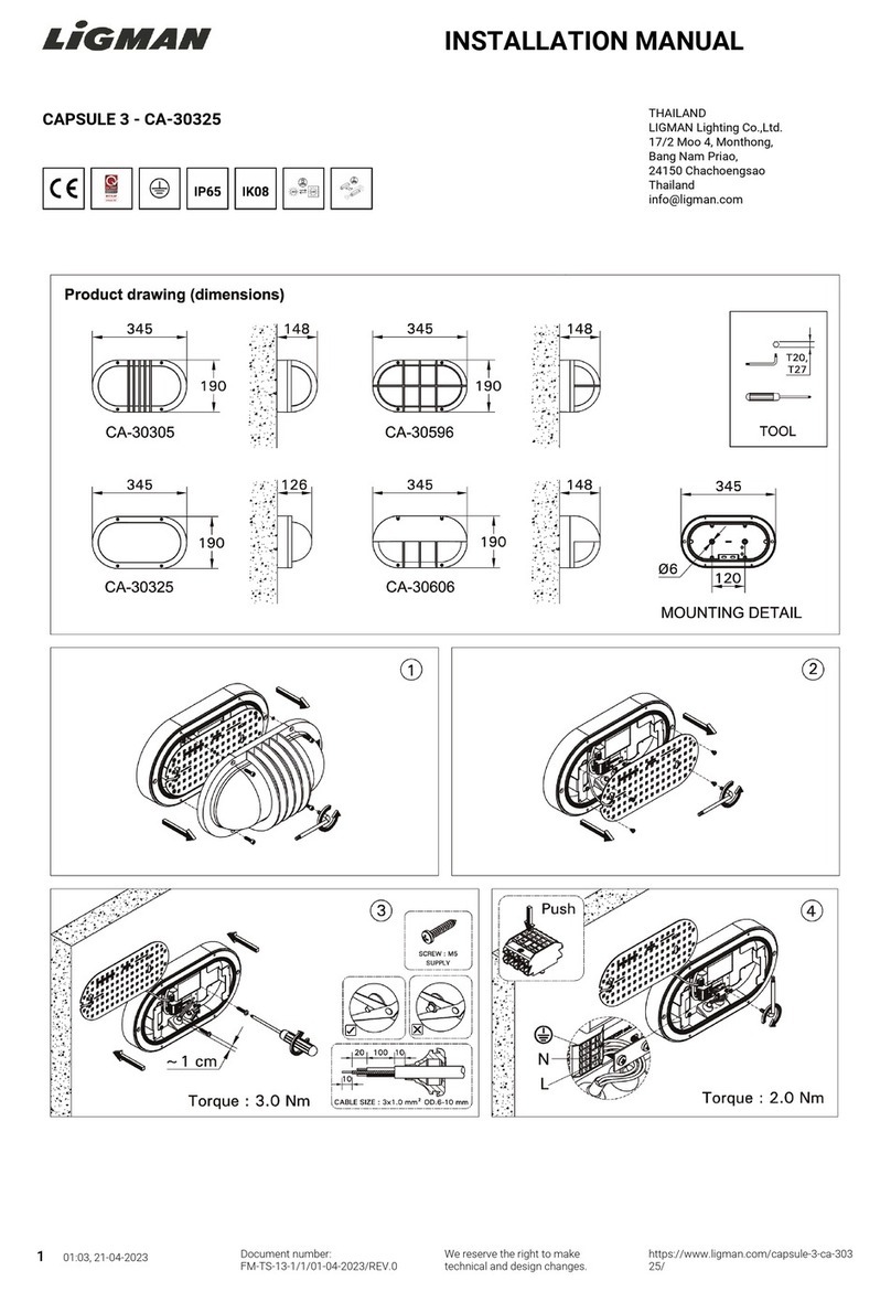 LIGMAN CAPSULE 3 installation manual LIGMAN CAPSULE 3 installation manual