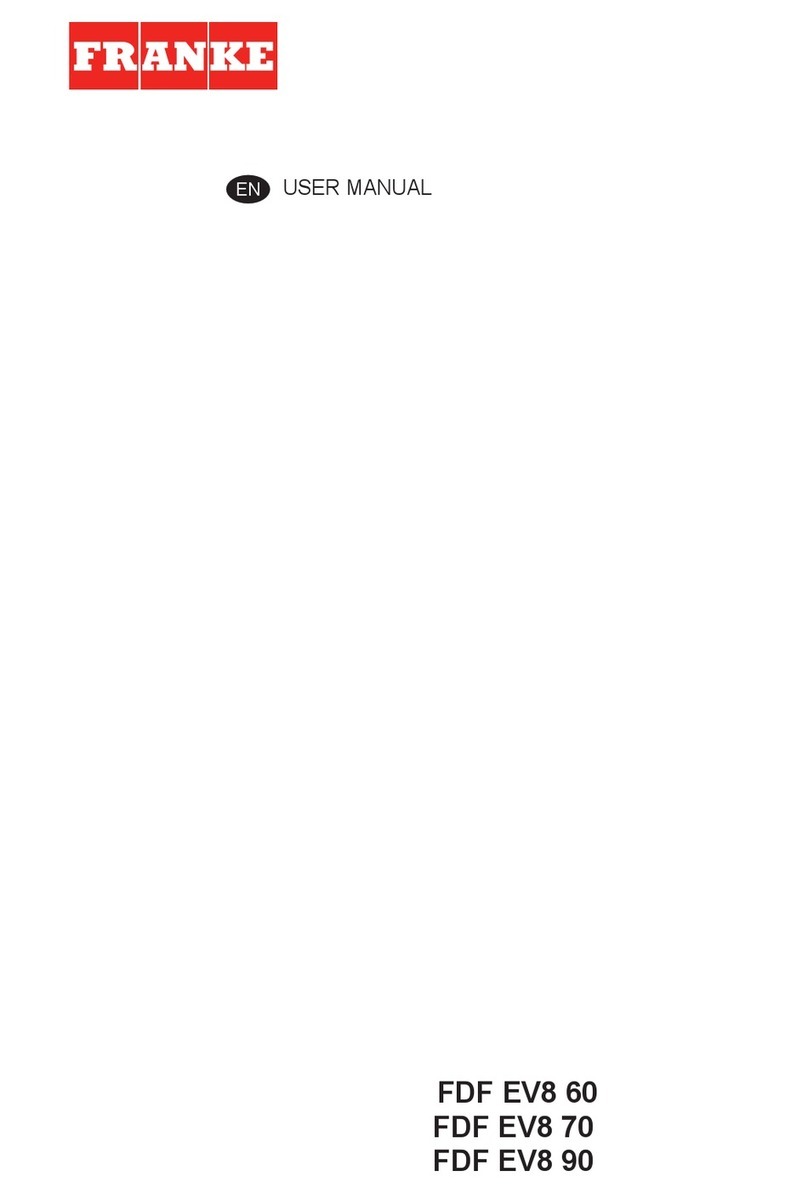 Franke FDF EV8 70 User manual