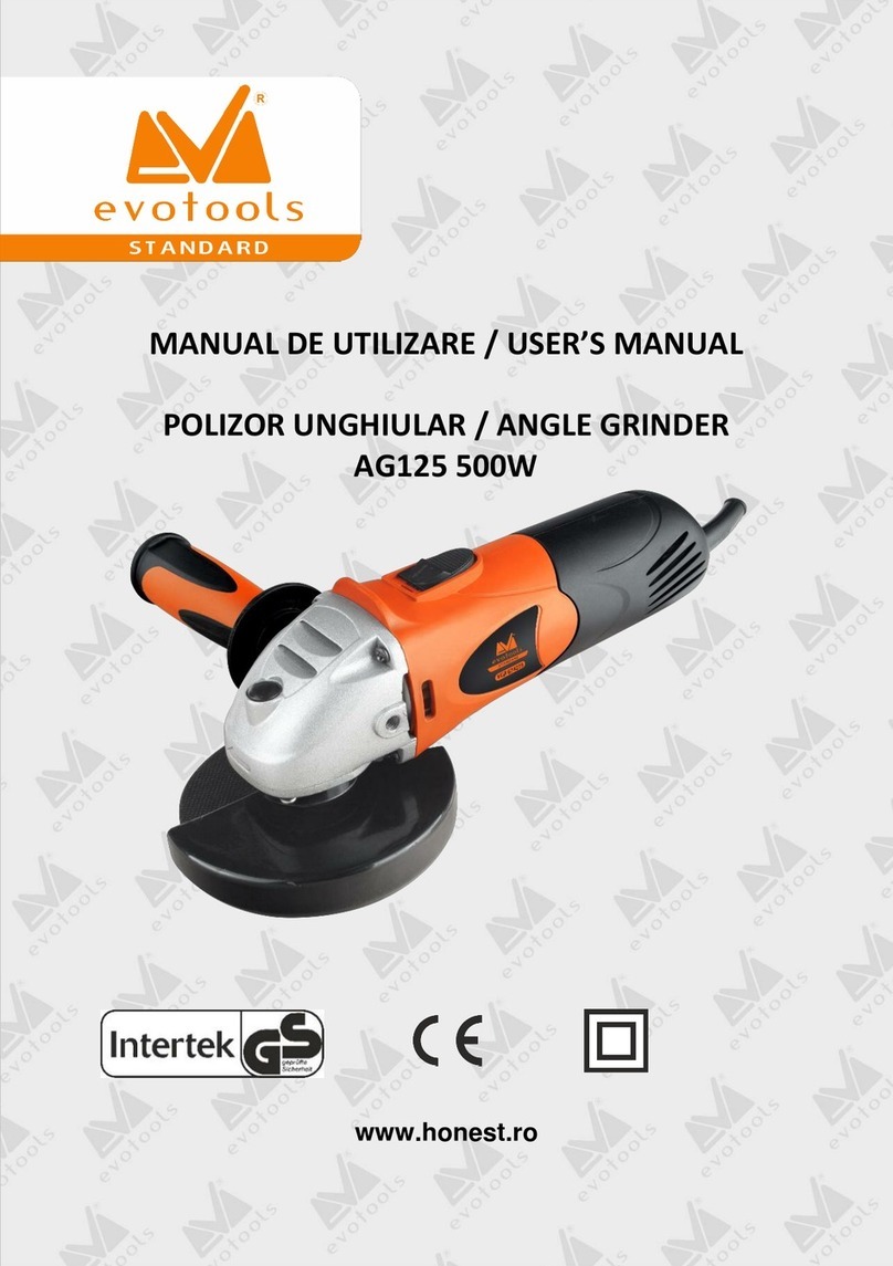 Evotools AG125 User manual