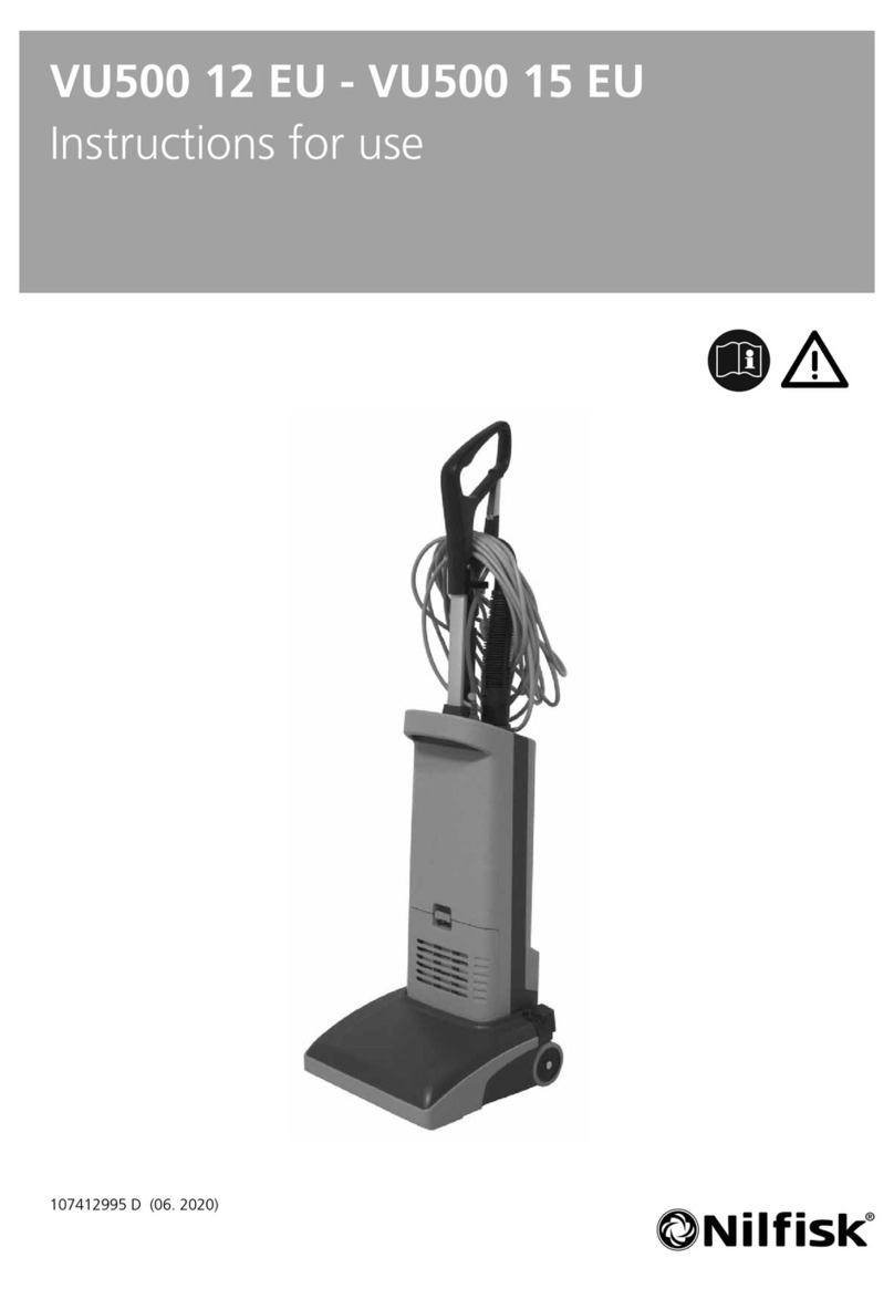 Nilfisk-Advance VU500 15 EU Instructions for use