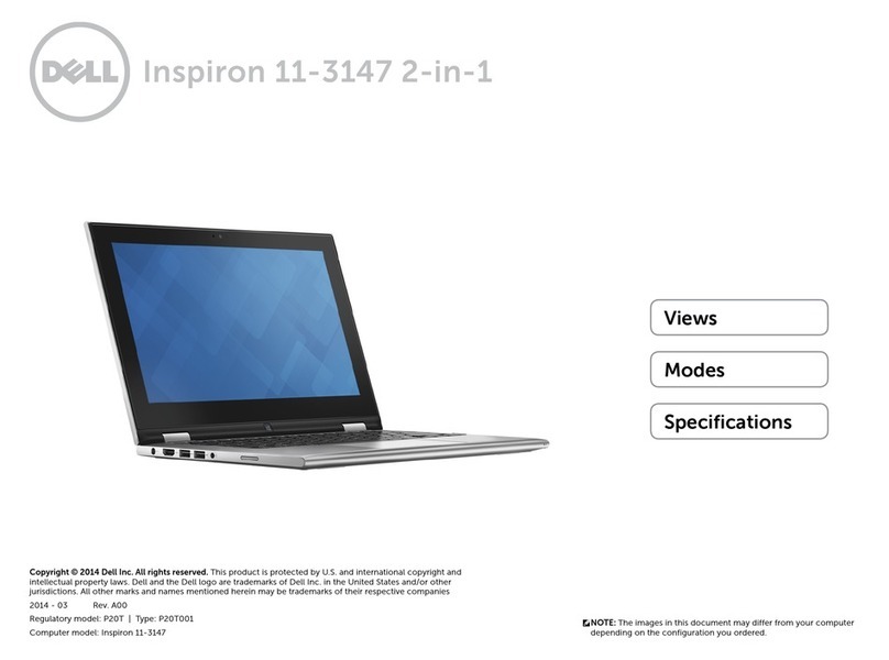 Dell Inspiron 11-3147 2-in-1 User manual