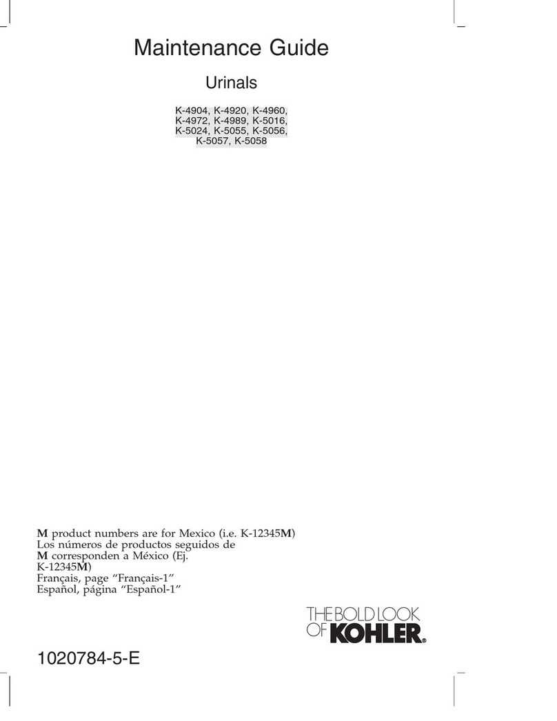 Kohler K-4904 Operating manual Kohler K-4904 Operating manual