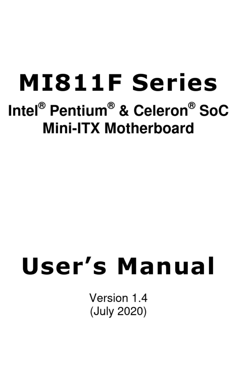 IBASE Technology MI811F Series user manual