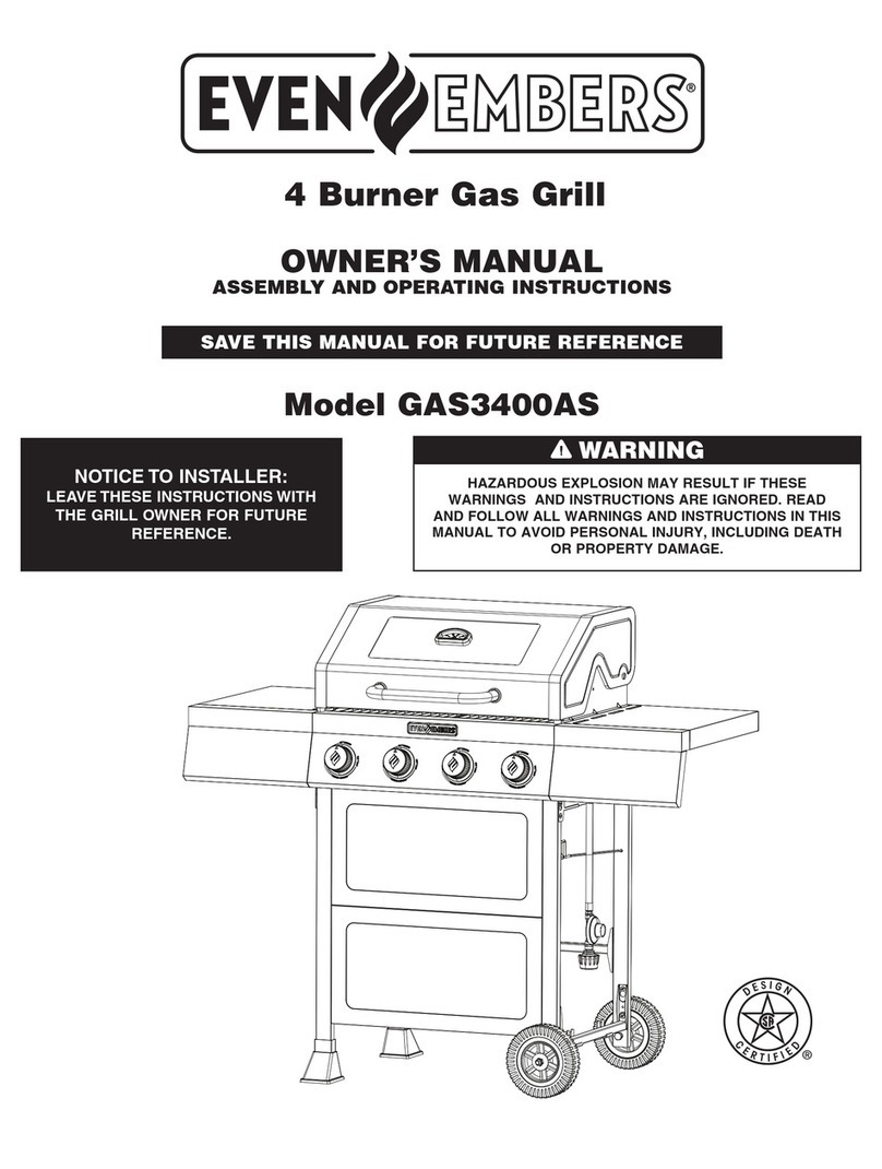 Even Embers GAS3400AS User manual