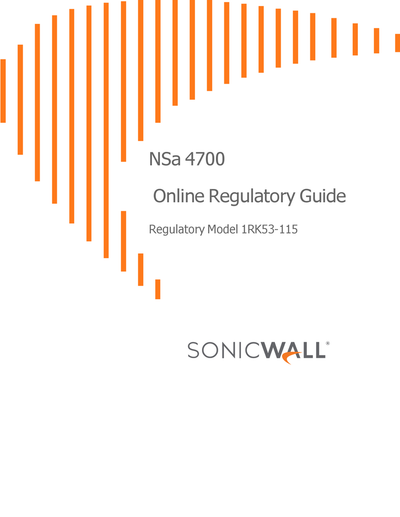 SonicWALL NSa 4700 Owner's manual SonicWALL NSa 4700 Owner's manual