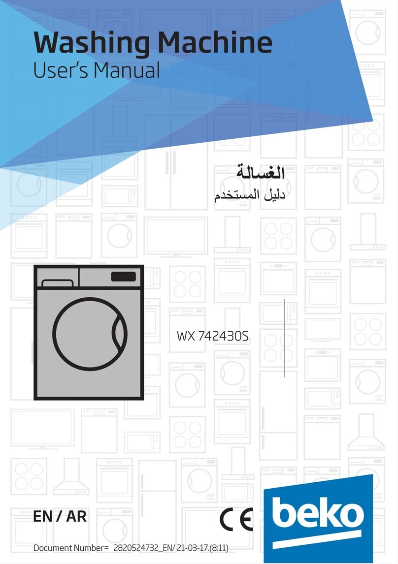 Beko WX 742430S User manual Beko WX 742430S User manual