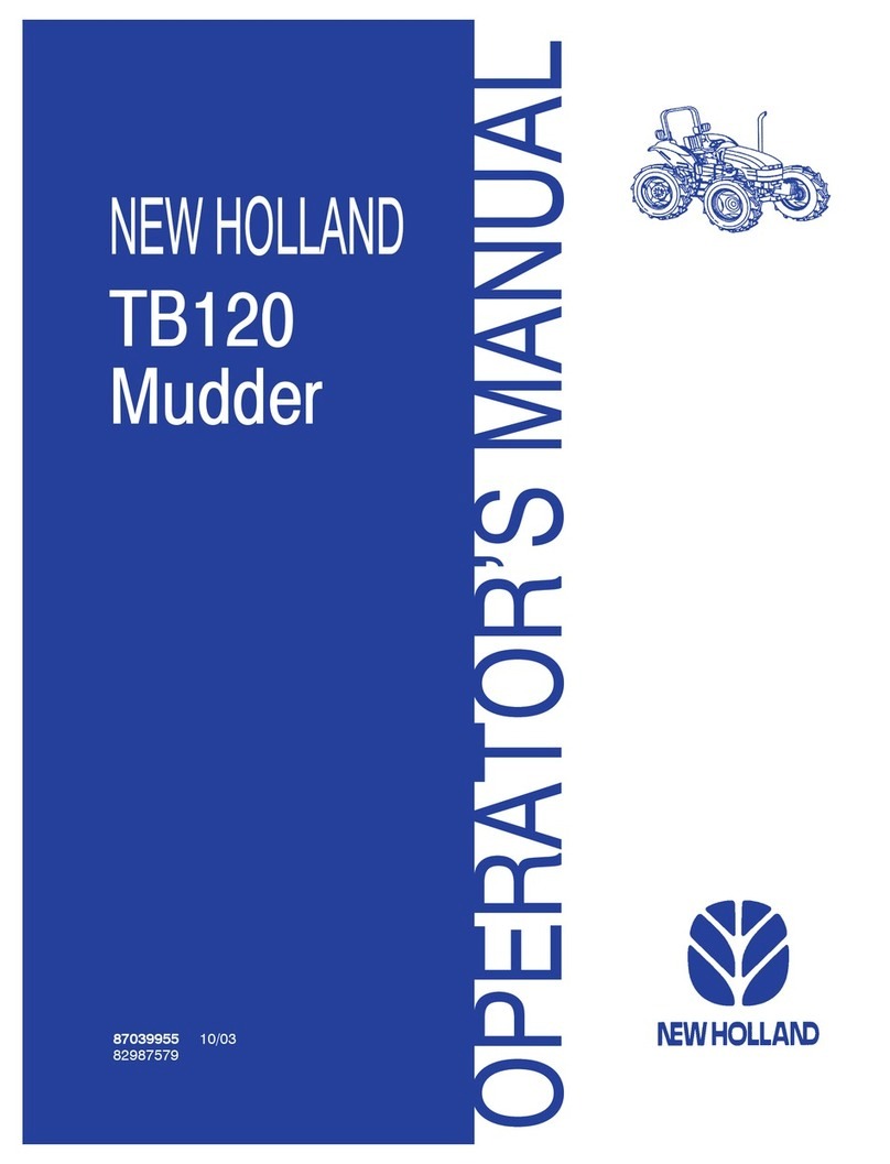 New Holland TB120 Mudder User manual