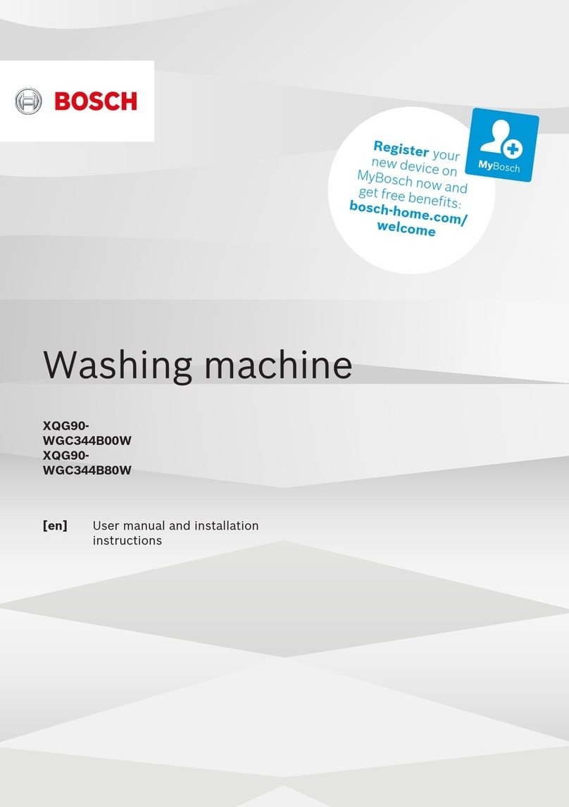 Bosch XQG90-WGC344B00W user manual