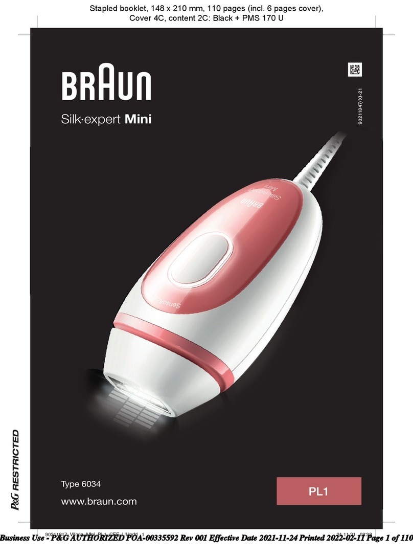 Braun 6034 User manual