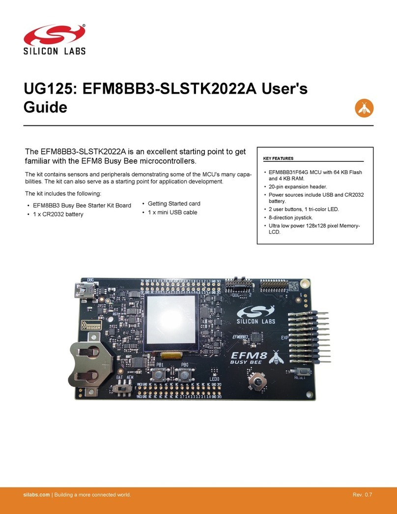 Silicon Laboratories EFM8BB3-SLSTK2022A user guide Silicon Laboratories EFM8BB3-SLSTK2022A user guide