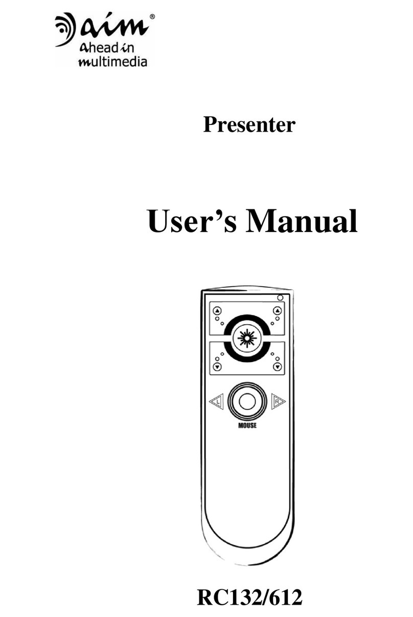 Aim RC612 User manual