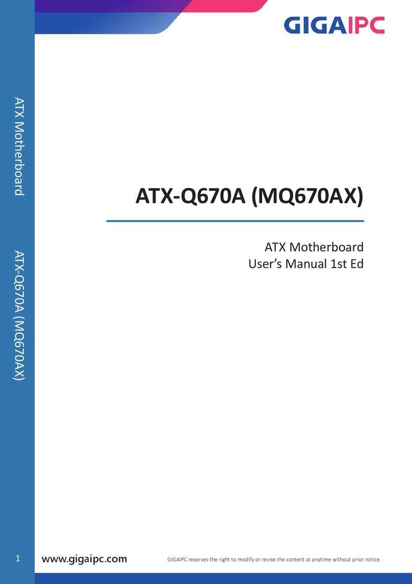 GIGAIPC ATX-Q670A User manual GIGAIPC ATX-Q670A User manual