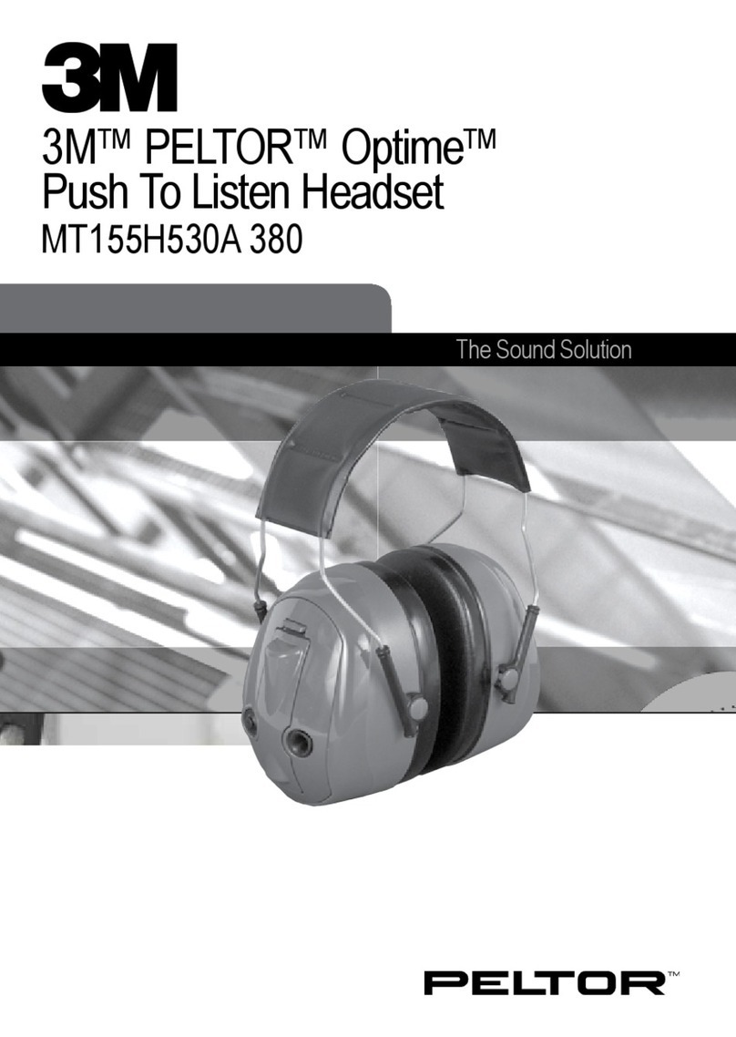3M PELTOR Optime MT155H530A 380 User manual