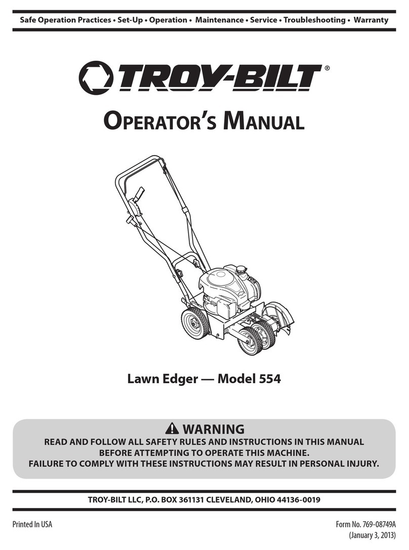 Troy-Bilt 25B-554H711 Operator's manual