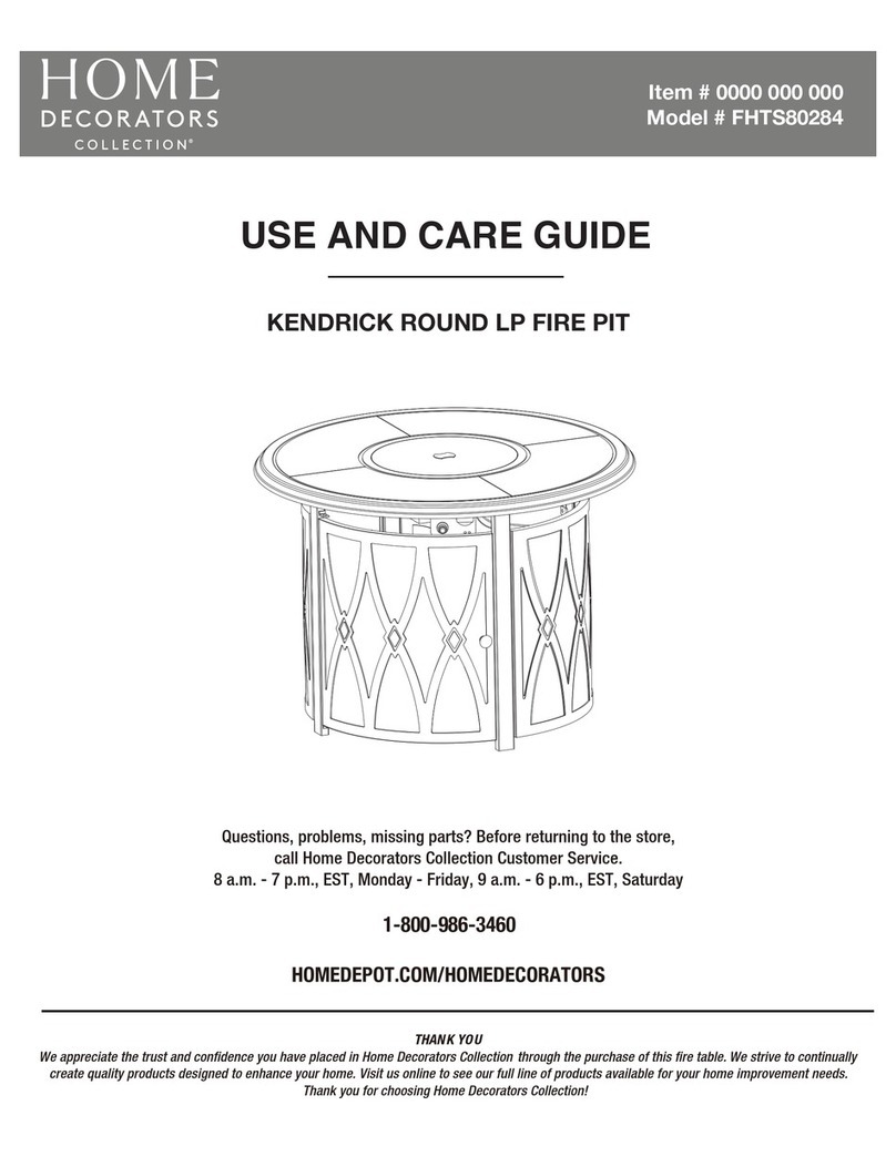 Home Decorators Collection KENDRICK FHTS80284 Use and care guide