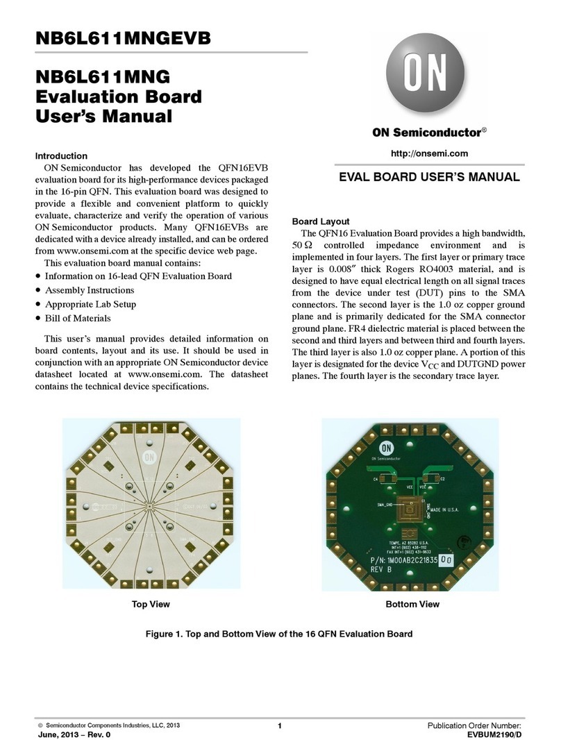 ON Semiconductor NB6L611MNGEVB User manual