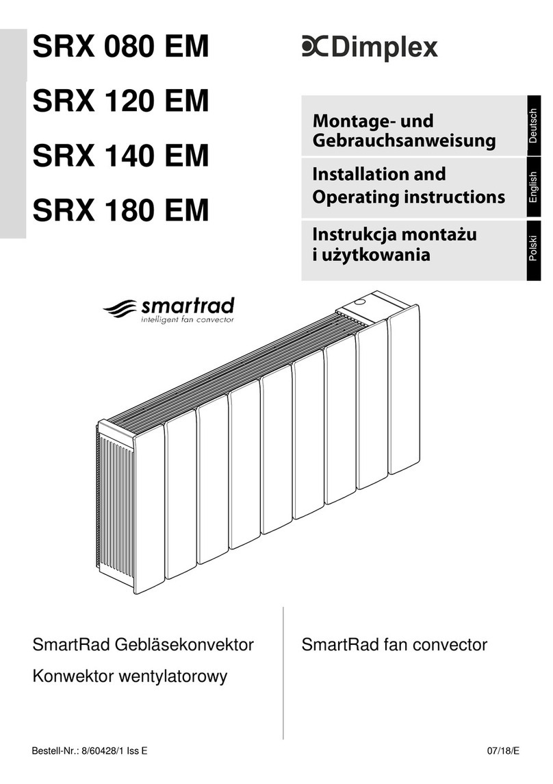 Dimplex SRX 080 EM User manual