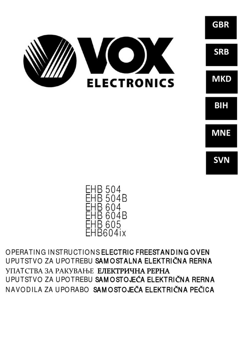 VOX electronics EHB 504 User manual