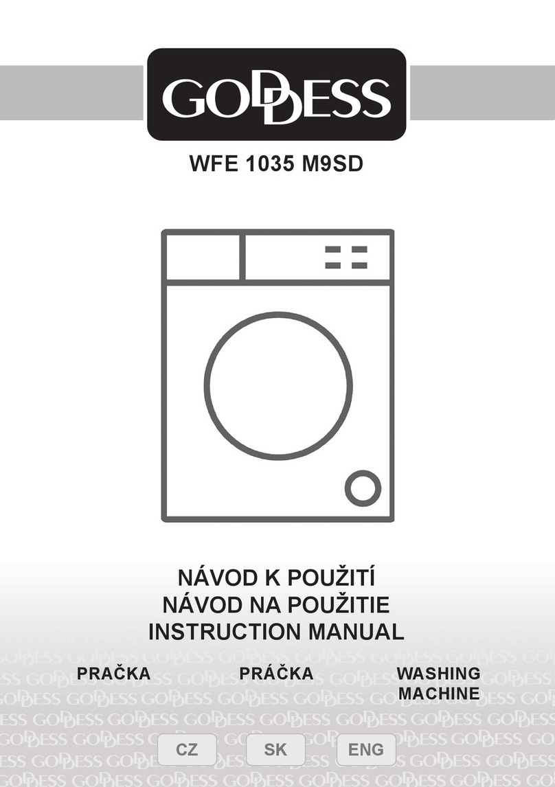 Goddess WFE 1035 M9SD instruction manual