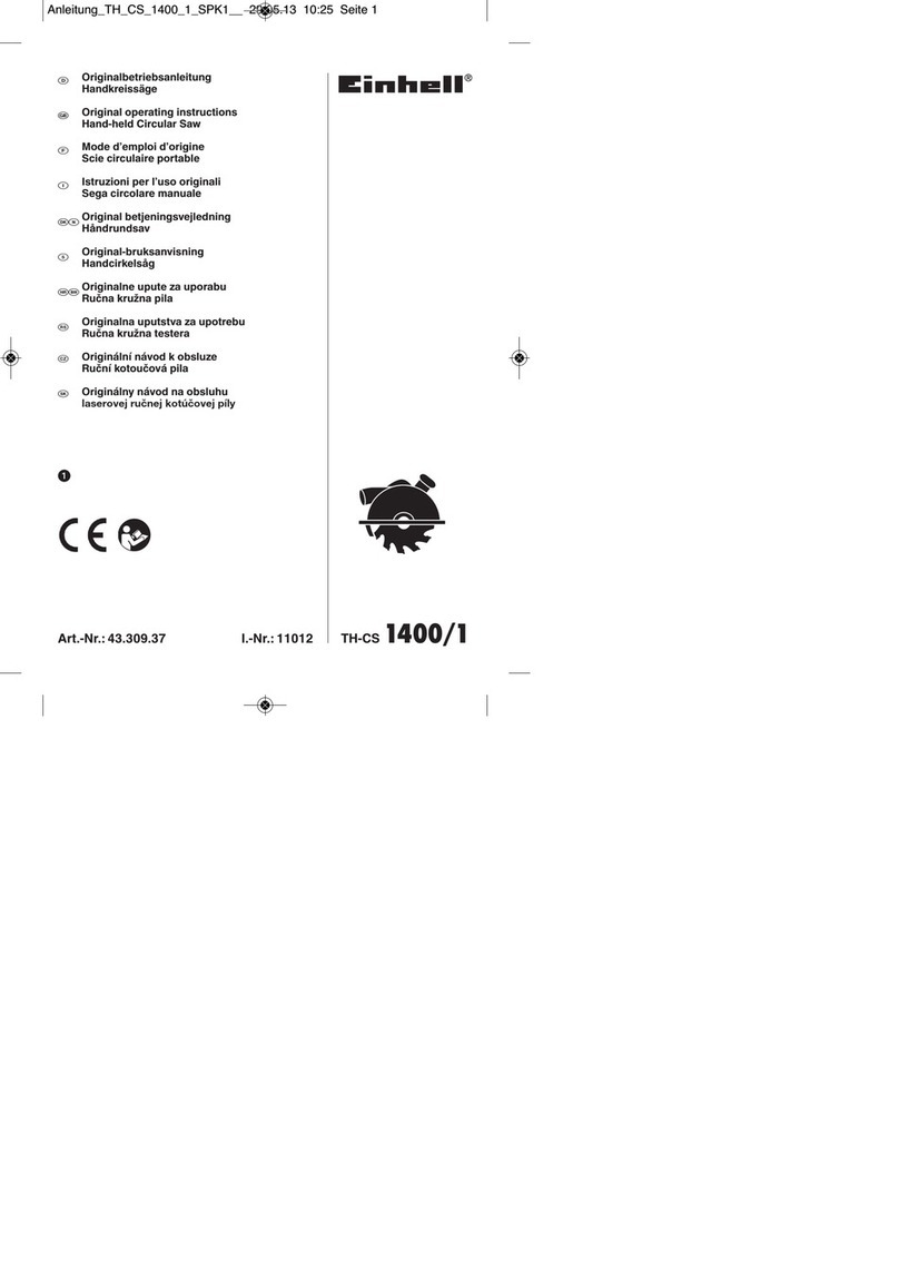 EINHELL TH-CS 1400/1 User manual