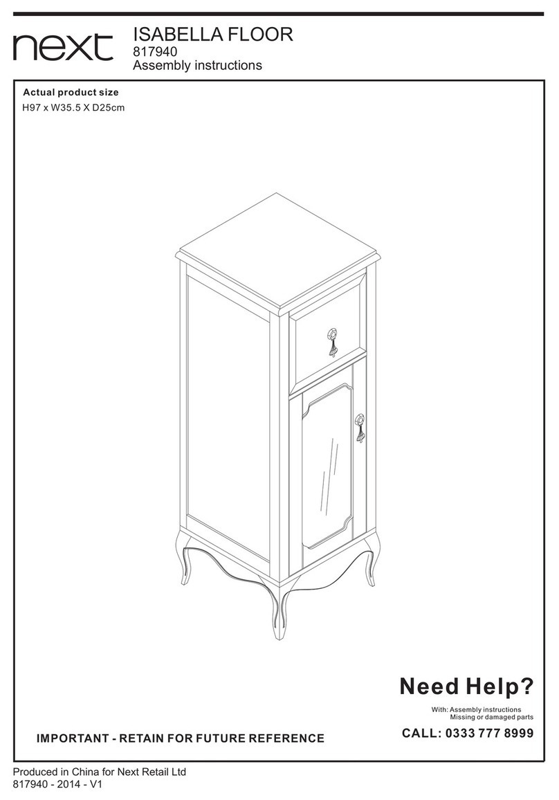 Next ISABELLA FLOOR 817940 Assembly instructions