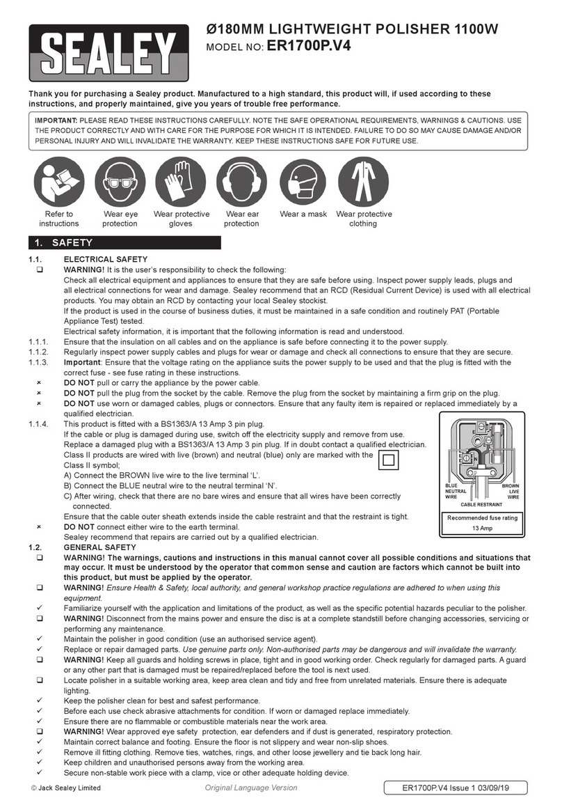 Sealey ER1700P.V4 manual